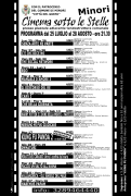 Minori, dal 25 luglio torna il “Cinema Sotto le Stelle”